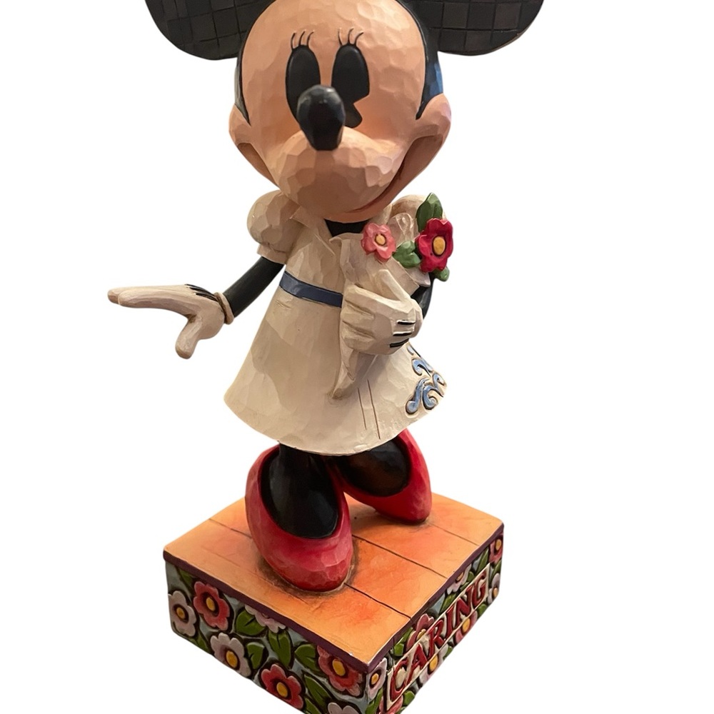Disney Traditions Jim Shore Caring is Contagious Minnie Mouse Nurse Figurine VTG